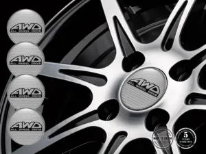 Subaru Nabenaufkleber Design Stilvolle Dome-Labels